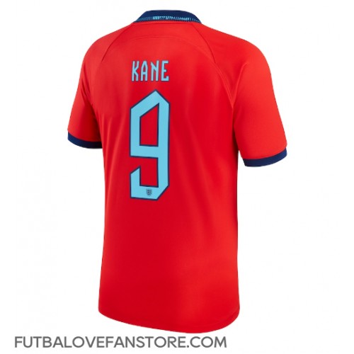 Anglicko Harry Kane #9 Vonkajší futbalový dres MS 2022 Krátky Rukáv
